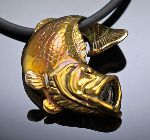 Bronze Bass Pendant-BRF1015