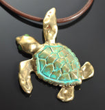 Bronze Lg. Loggerhead Pendant – BRS1010