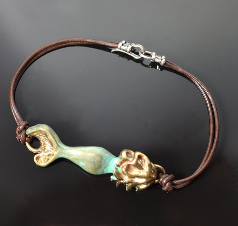 Bronze Mermaid Anklet-BRAB1015
