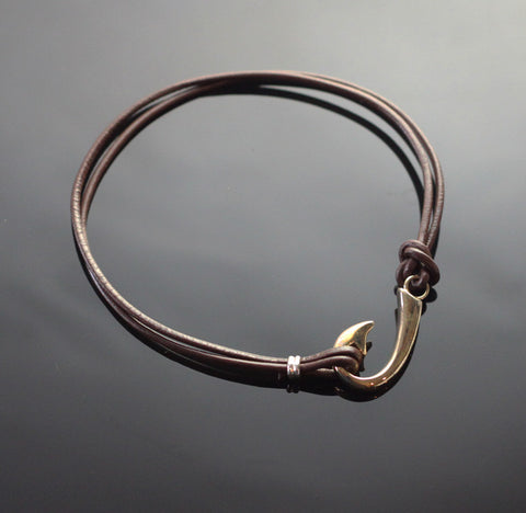 Bronze Hook Anklet-BRAP1039