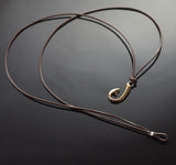 2 in 1 Bronze Sm Hook Necklace