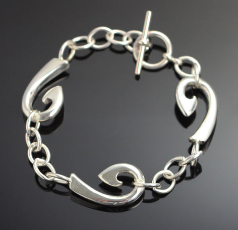 3-Hook Link Bracelet-BP1038-3L