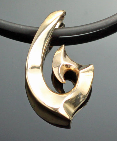 Bronze Tribal Hook Pendant – BRF1012