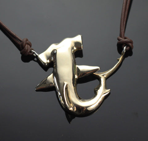 Bronze Hammerhead Necklace-BRF1008-N