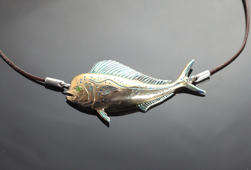 Bronze MahiMahi NecklaceBRS1004 Anisa Jewelry