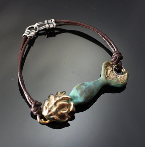 Bronze Mermaid Bracelet-BRB1015