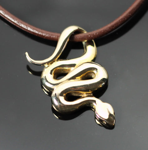 Bronze Snake Pendant-BRW1002