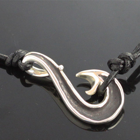 Wavy Hook Necklace – F1014-S