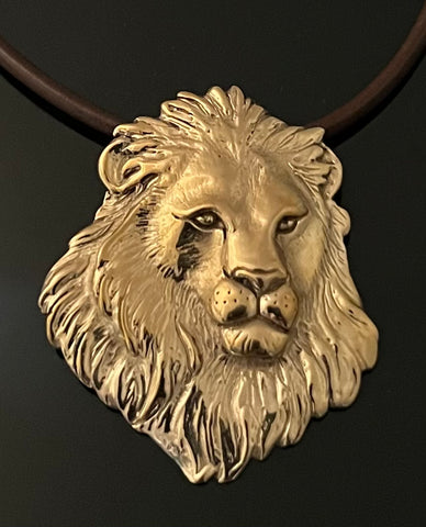 Bronze Lion Pendant-BRW1006